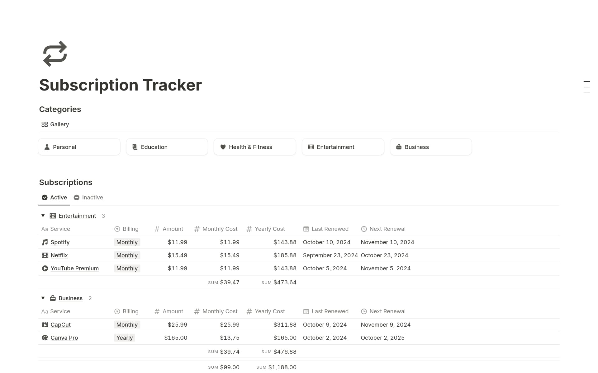Imagen para top-10-free-subscription-tracker-templates-in-notion